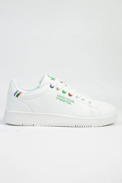 Benetton Svngx Tsrmx White Γυναικεία Παπούτσια Bnı-10060 Νέο Μοντέλο 985448   Σφαίρα 917250