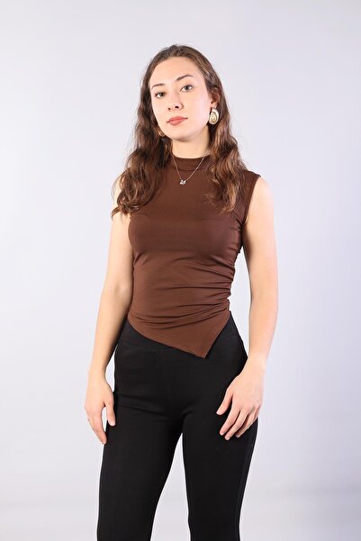 Mckanzie 10642 Skirt Asymmetrical Fisherman Sleeveless Blouse