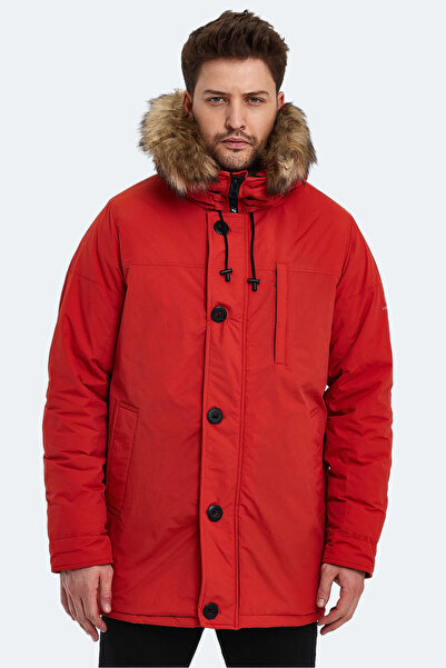 lumberjack Hooded Orange Men's Water Repellent Coat 2W3SN543PR