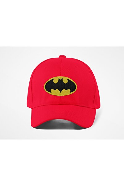 QUATEX Капелюх з вишивкою Batman – червоний, 100% бавовна, габардин, унісекс