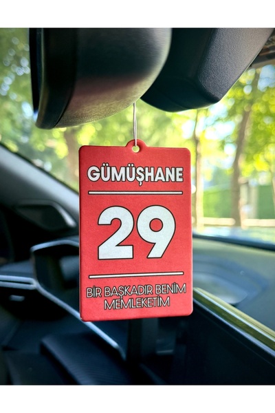 Duftpalm 29 GÜMÜŞHANE MEMLEKET TASARIMLI OTO KOKUSU DEKORATİF ARAÇ KOKUSU VE ...