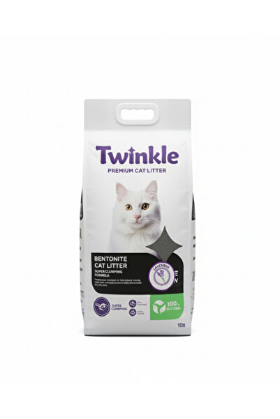 Twinkle Kedi & Köpek Maması Lavantalı Premium Bentonit Kedi Kumu – Aktif Karb...