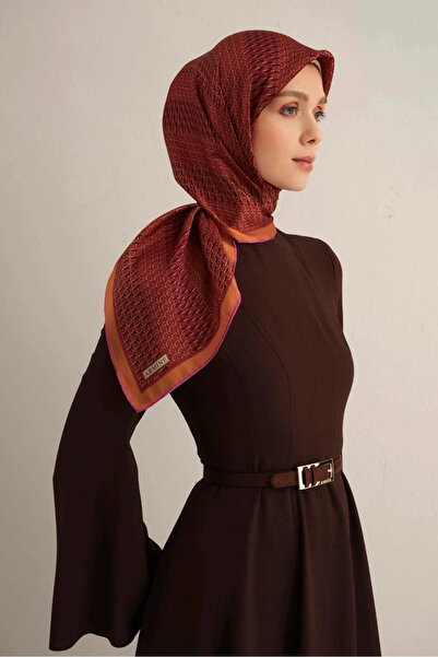 Armine KLASİK DESENLİ SAF İPEK SURA EŞARP 9319D 54