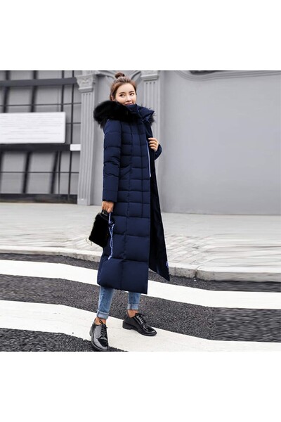 1tarz Günlük Kışlık Tam Boy Şişme Kadın Mont