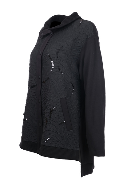 Gala-Xi Plus Size Sequin Detailed Embroidered Jacket