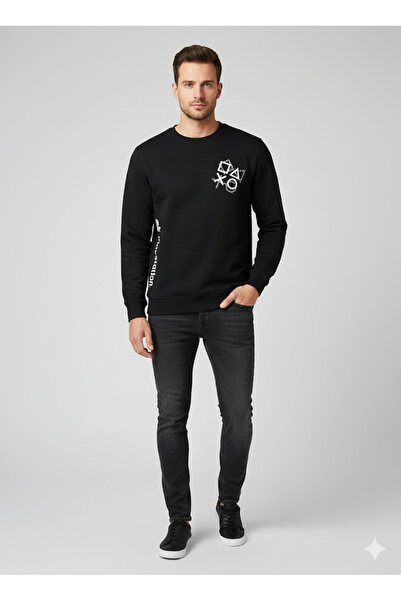 dcn giyim 1985 سويت شيرت كبير الحجم للجنسين - موديل PS