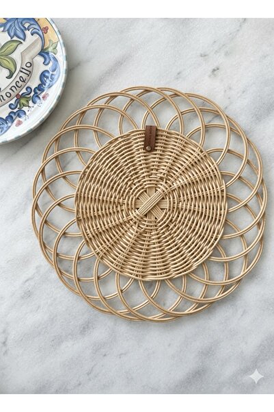 Lovenwoven Clover Amerikan Servis Supla Rattan Bambu Duvar Dekoru