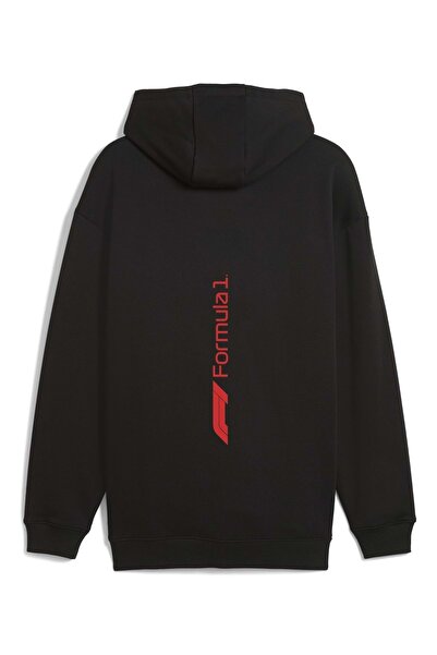 Puma F1 Essential+ Fullzip Hoodie Jacket 632653-01 Ανδρικό μπλουζάκι αθλητικής φόρμας ΜΑΥΡΟ