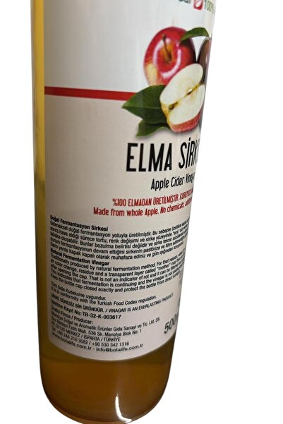 Botalife Elma Sirkesi 500 ml - Apple Cider Vinegar