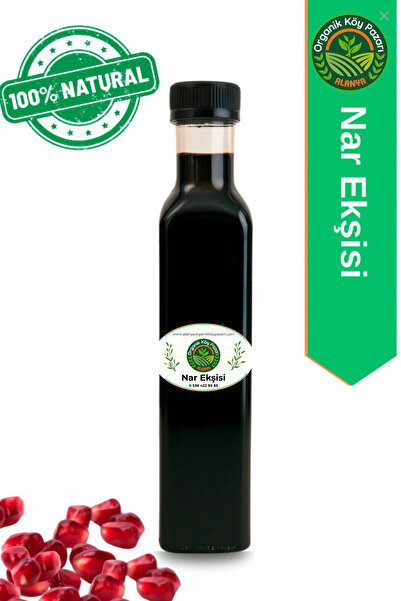 alanya organik köy pazarı %100 Doğal Katkısız Nar Ekşisi 700ml – Ev Yapımı Le...