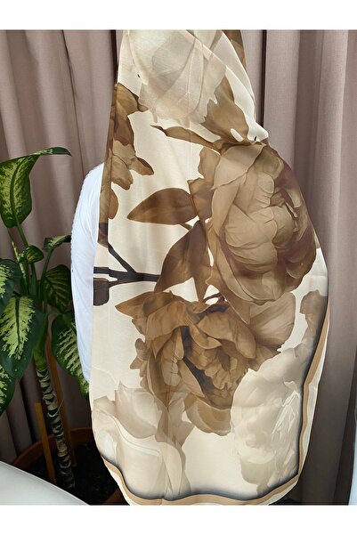 MODA Minelscarf Lotus Pattern Butter Yellow Soft Shawl