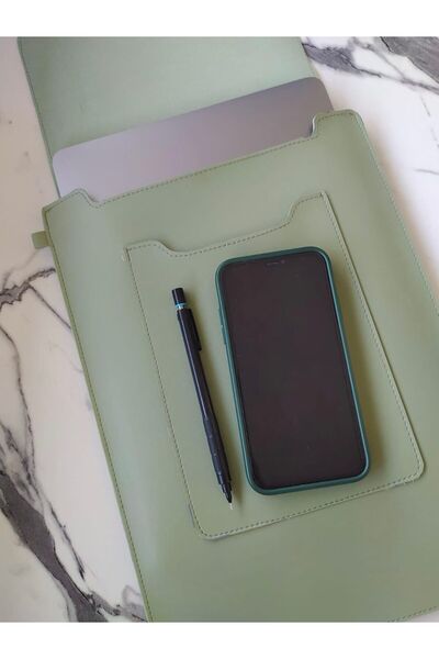 YOUC Design Αδιάβροχη θήκη φορητού υπολογιστή MacBook Pro Air 13' 14' 15' ιντσών Τσάντα από συνθετικό δέρμα Vegan