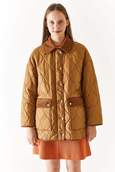 U.S. Polo Assn. oversized Καπιτονέ Γυναικείο Παλτό Midi - Casual Style