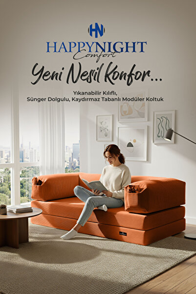 HAPPYNIGHT Sofya Aktivite Koltuğu | Oyun Koltuğu | Sünger Koltuk | Sinema Kol...