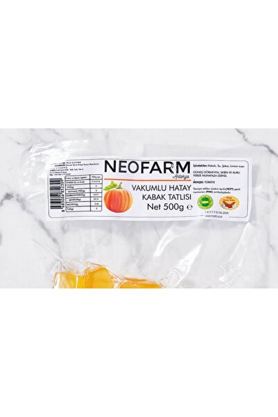 NEOFARM VAKUMLU HATAY KABAK TATLISI 500GR