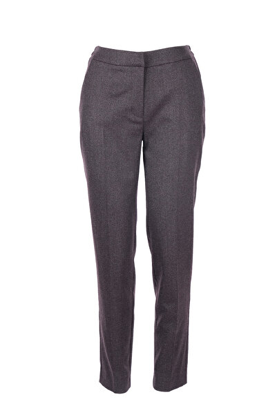 Ekol Minimalist Women's Pants - High Waist Slim Fit Midi