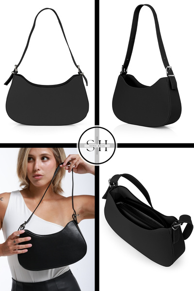 SOHO Original Collection Comfortable Column Strap Mini Baguette Single Compartment Small Size Handbag and Shoulder Bag