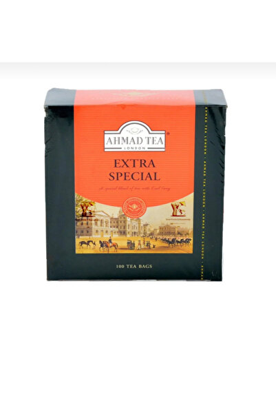 Ahmad Tea Extra Special Bergamot Aromalı kokulu çay Bardak Poşet Sallama kaçak çay 100 Adet X2