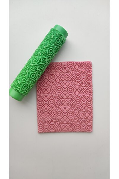 Roll3d Polimer Kil Desen Verici Merdane/ Fayans / Desen Oklavası / Polimer Ki...