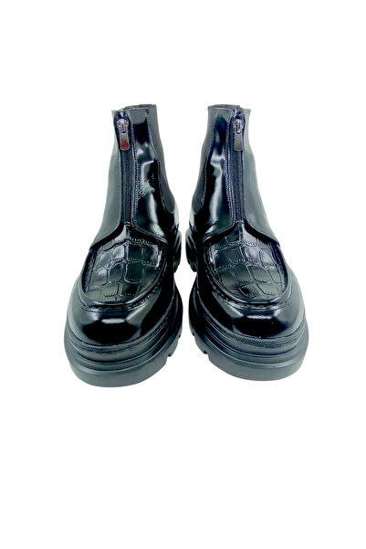 Oneka Shoes 12408801 Erkek Günlük Bot Chelsea Siyah açma