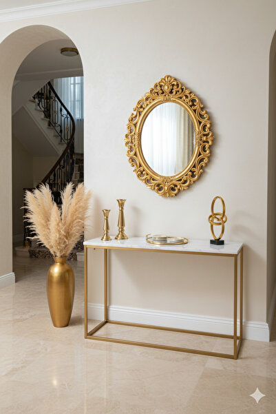 Generic Elegant mirror with a luxurious frame that adds a touch of elegance to the place 72 x 57 cm