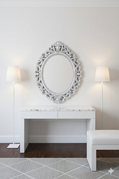 Generic Elegant mirror with a luxurious frame that adds a touch of elegance to the place 72 x 57 cm