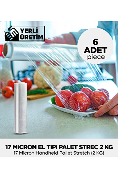 Sepet Doldur علبة ميكرون محمولة باليد 17 ميكرون 2 كجم - 6 قطع