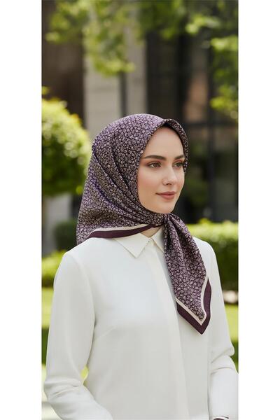 Baştacı KOKULU VİSKON 0409 KOYU MÜRDÜM EŞARP