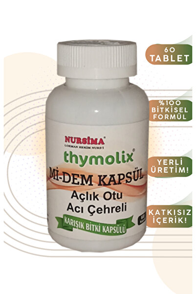 Genel Markalar Mi-Dem Açlık Otu Acı Çehreli Karışık Bitki Kapsülü 60 Kapsül | Doğal Bitkisel Takviye