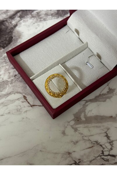 stainless steell Zerafet 22 Ayar Çeyrek Ayarlanabilir Yüzük