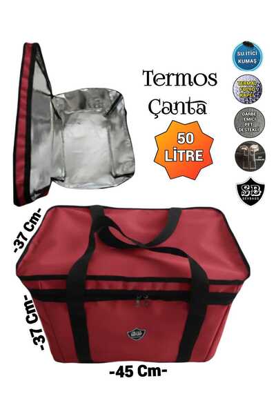 SEVBAGS TERMAL TERMOS PİKNİK KAMP SEYAHAT SICAK SOĞUK 50 LİTRE TERMOS ÇANTA