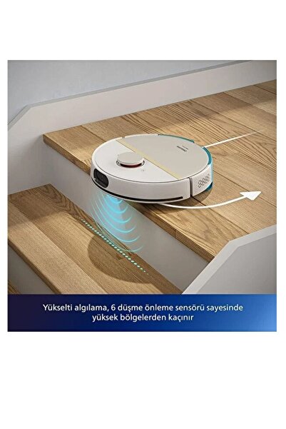 Philips 7000 Serisi A Çöp İstasyonlu Robot Süpürge Ultra Güçlü Emiş Gücü Titr...