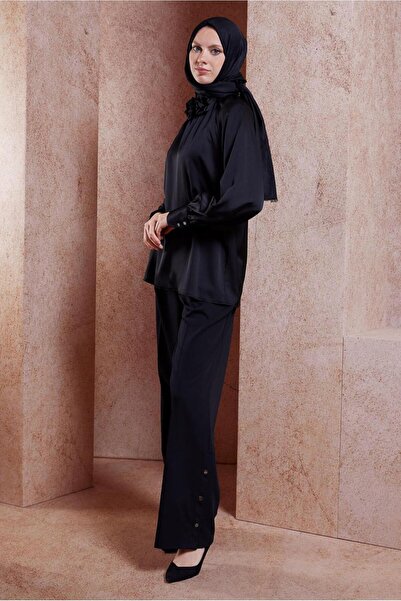 Alvina 70542 Model Wide Leg Trousers