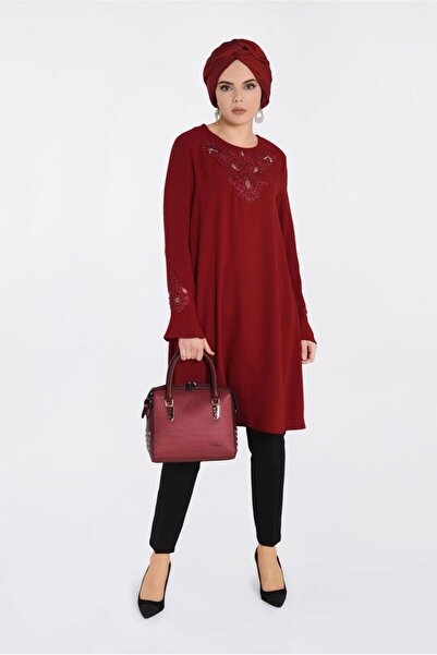 Alvina Güpür Ve Bead Detail Tunic 4239
