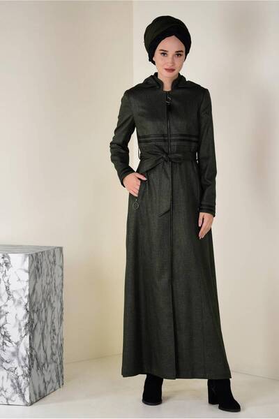 Alvina Sash with Belted Waist and Hood 1311