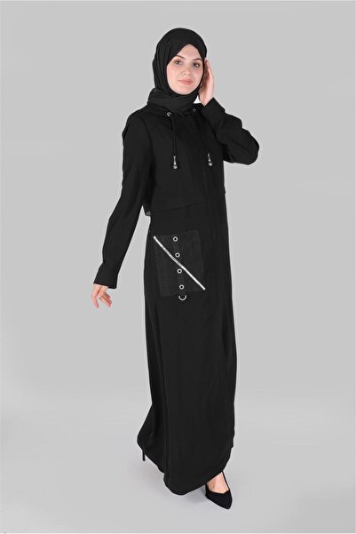 Alvina ŞERİT AKSESUARLI FERMUARLI PARDESÜ 10399