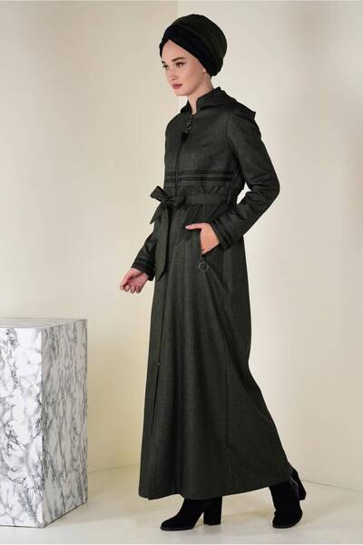 Alvina Sash with Belted Waist and Hood 1311