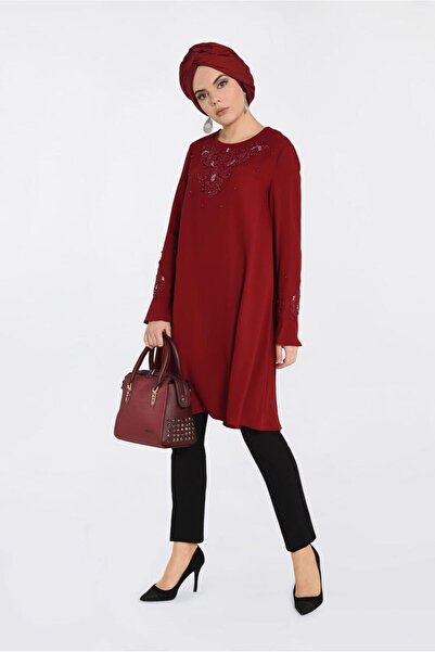 Alvina Güpür Ve Bead Detail Tunic 4239