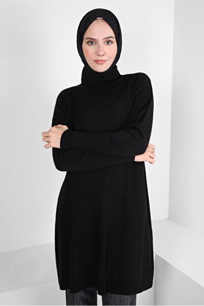 Alvina THROAT COLLAR STRICK TUNIC 44007