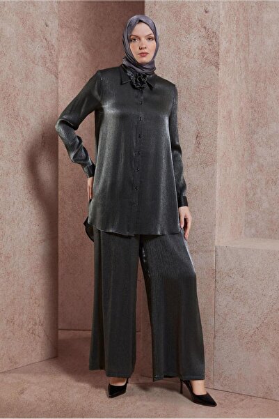 Alvina SATIN FACE PANT SET 44539