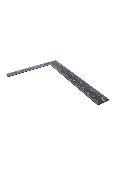 Lawazim Steel Angle Ruler Black 60cm - Measuring and Layout Protractor Ruler for Workshop
