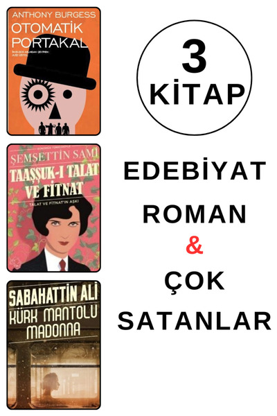 TÜRKİYE İŞ BANKASI KÜLTÜR YAYINLARI OTOMATİK PORTAKAL - FİTNAT - KÜRK MANTOLU...