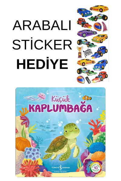 TÜRKİYE İŞ BANKASI KÜLTÜR YAYINLARI ARABALI STİCKER HEDİYELİ - OKUL ÖNCESİ RE...
