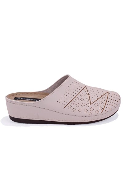 DAGOSTER Dza37-1803 Beige Daily Orthopedic Closed Toe Women's Slippers