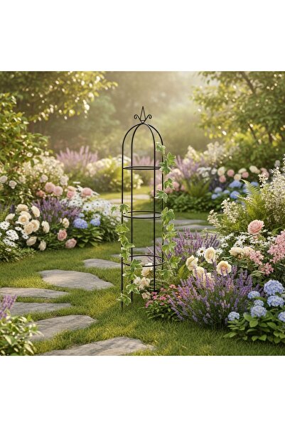 ISO TRADE Arcada pentru Grădină, Suport Plante Catarătoare și Trandafiri, 197 x 40 cm