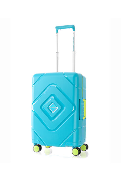 American Tourister TRIGARD Hard Spinner Cabin 55cm – Blue | TSA Lock | Lightw...