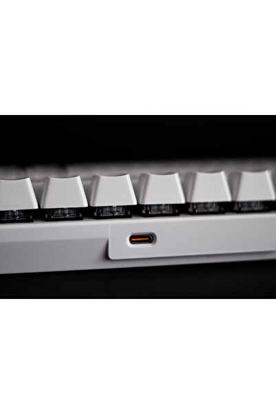 OEM Mechanical Gaming Keyboard, RGB, 68 Keys, Type-C to USB Cable, Ergonomic, White
