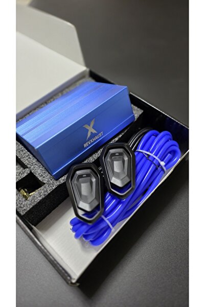 OEM Set of 2 Stainless Steel Sport Mufflers with Vacuum Flap 76MM