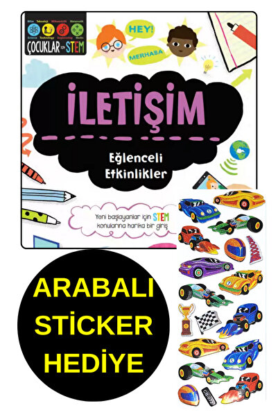 TÜRKİYE İŞ BANKASI KÜLTÜR YAYINLARI ARABALI STİCKER HEDİYE - İLETİŞİM - EĞLEN...