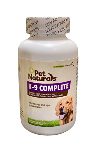 K9 Natural Pet Naturals K-9 Supliment nutritiv complet pentru câini, 180 de comprimate